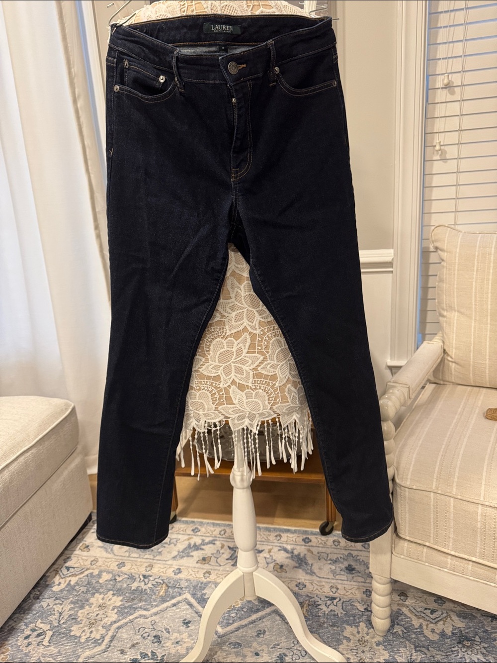 Lauren Ralph Lauren Women's dark blue Skinny Jeans